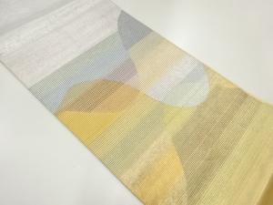 遠山模様織出し袋帯